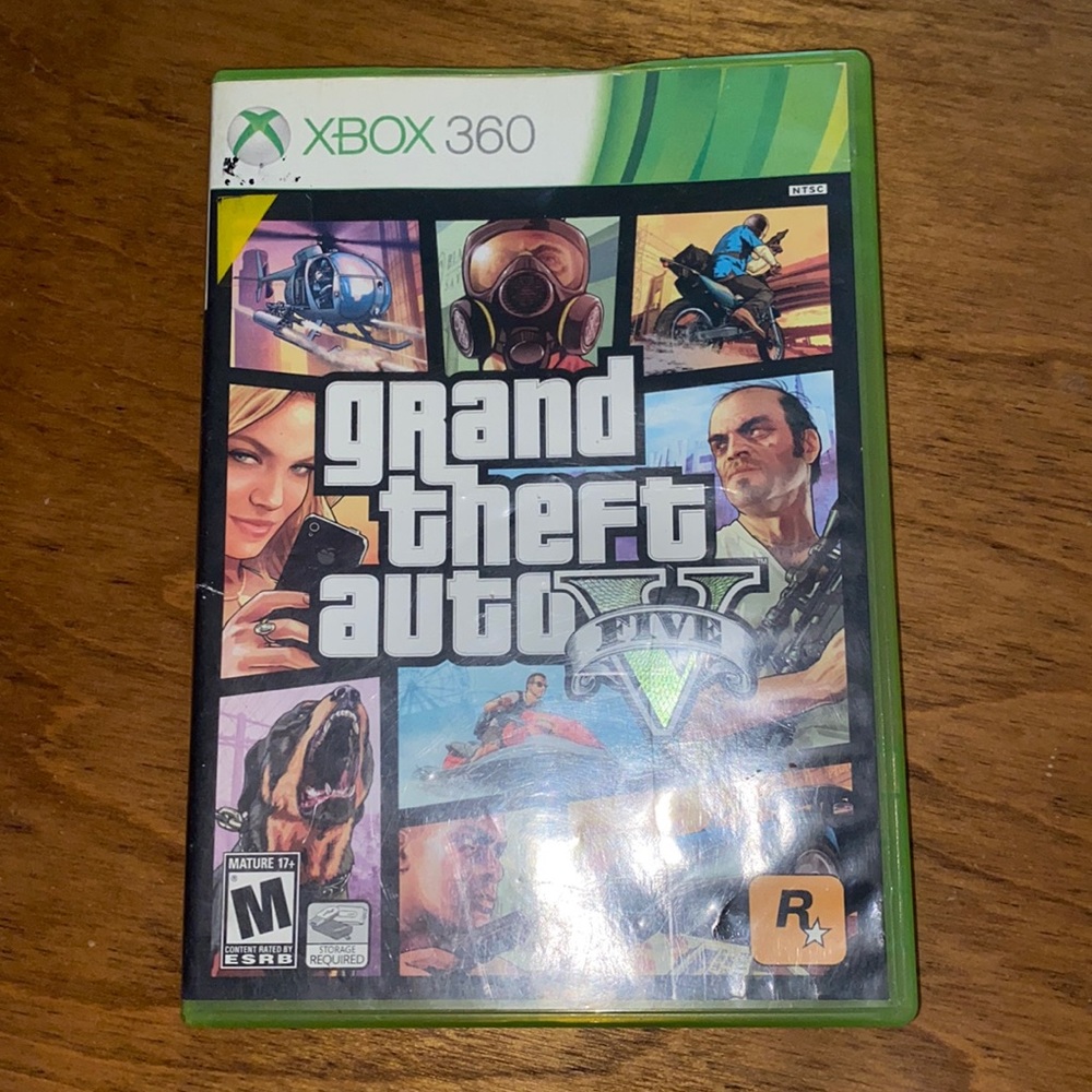 Xbox 360 grand theft auto five